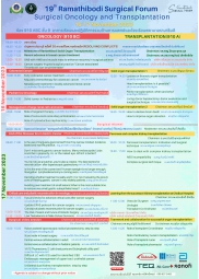 ปาฐกถา เปรม บุรี ครั้งที่ 20 และ 19th Ramathibodi Surgical Forum