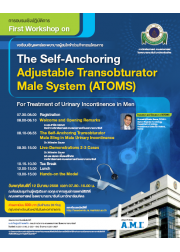 The self-anchoring transobturator male sling  Workshop on The self-anchoring transobturator male sling