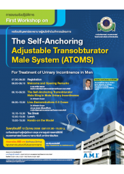 The self-anchoring transobturator male sling  Workshop on The self-anchoring transobturator male sling
