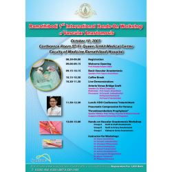 Ramathibodi Hospital: 1st International Hand-on Workshop of Vascular Anastomosis