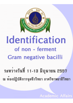 Identification of non - ferment Gram nagative bacilli