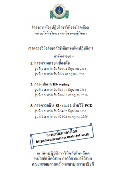 การตรวจวินิจฉัยธาลัสซีเมียทางห้องปฏิบัติการ หัวข้อย่อย "การแปลผล Hb typing"